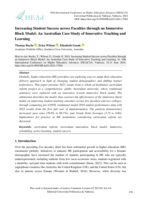 Increasing Student Success across Faculties through an Immersive Block Model: An Australian Case Study of Innovative Teaching and Learning