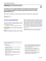 Correction to: Cross-Cultural Patient Counseling and Communication in the Integrative Medicine Setting: Respecting the Patient's Health Belief Model of Care