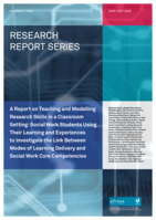 A Report on Teaching and Modelling Research Skills in a Classroom Setting: Social Work Students Using Their Learning and Experiences to Investigate the Link Between Modes of Learning Delivery and Social Work Core Competencies