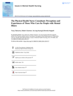 The Physical Health Nurse Consultant: Perceptions and Experiences of Those Who Care for People with Mental Illness