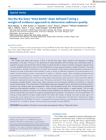 Has the Rio Doce "time bomb" been defused? Using a weight-of-evidence approach to determine sediment quality