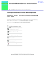 Defining elite esports athletes: a scoping review