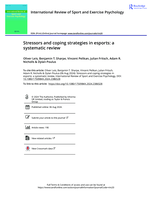 Stressors and coping strategies in esports: a systematic review