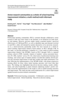 Action research communities as a whole-of-school teaching improvement initiative: a multi-method multi-informant study