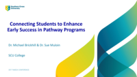 Connecting students to enhance early success in pathway programs