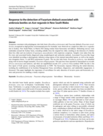 Response to the detection of Fusarium dieback associated with ambrosia beetles on Acer negundo in New South Wales