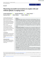 Measuring successful conversations in couples with and without aphasia: A scoping review
