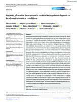 Impacts of marine heatwaves in coastal ecosystems depend on local environmental conditions