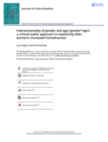Intersectionality of gender and age ('genderage'): a critical realist approach to explaining older women's increased homelessness