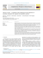 ‘Thrown at twins’ - A qualitative study exploring the lived experience of Australian osteopaths who regularly treat paediatric patients