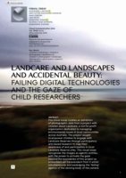 Landcare and Landscapes and Accidental Beauty: Failing Digital Technologies and the Gaze of Child Researchers
