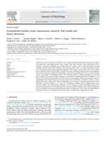 Groundwater-Surface water interactions research: Past trends and future directions