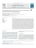The Relationship Between Physical Activity Environment, Mental Wellbeing, Flourishing and Thriving: A Mixed Method Study
