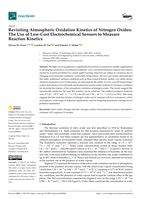 Revisiting Atmospheric Oxidation Kinetics of Nitrogen Oxides: The Use of Low-Cost Electrochemical Sensors to Measure Reaction Kinetics