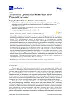A Structural Optimisation Method for a Soft Pneumatic Actuator