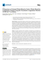 Comparison of Citrated Whole Blood to Native Whole Blood for Coagulation Testing Using the Viscoelastic Coagulation Monitor (VCM Vet™) in Horses