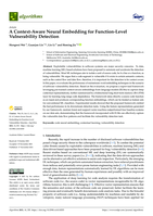 A Context-Aware Neural Embedding for Function-Level Vulnerability Detection