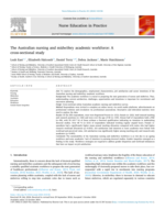 The Australian nursing and midwifery academic workforce: A cross-sectional study