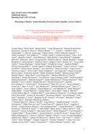 Measuring Collective Action Intention Toward Gender Equality Across Cultures