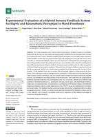 Experimental Evaluation of a Hybrid Sensory Feedback System for Haptic and Kinaesthetic Perception in Hand Prostheses