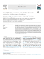 Coarse bubble mixing in anoxic zone greatly stimulates nitrous oxide emissions from biological nitrogen removal process