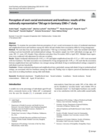 Perception of one's social environment and loneliness: results of the nationally representative "Old age in Germany (D80+)" study