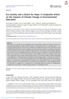 Eco-anxiety and a Desire for Hope: A Composite Article on the Impacts of Climate Change in Environmental Education