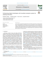 Orchestrating Digital Technologies with Incumbent Enterprise Systems for Attaining Innovation