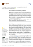 Synergy between Photovoltaic Panels and Green Roofs