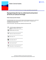 Reorganising the law to understand and protect all forms of cultural heritage