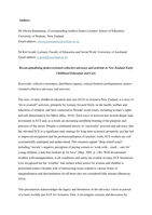 Reconceptualising justice-oriented collective advocacy and activism in New Zealand Early Childhood Education and Care