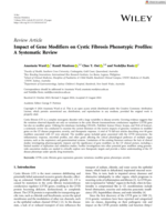 Impact of Gene Modifiers on Cystic Fibrosis Phenotypic Profiles: A Systematic Review