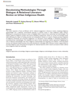Decolonizing Methodologies Through Dialogue: A Relational Literature Review on Urban Indigenous Health