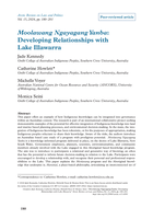 Moolawang Ngayagang Yanba: Developing Relationships with Lake Illawarra