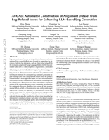 AUCAD: Automated Construction of Alignment Dataset from Log-Related Issues for Enhancing LLM-based Log Generation