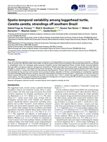 Spatio-temporal variability among loggerhead turtle, Caretta caretta, strandings off southern Brazil