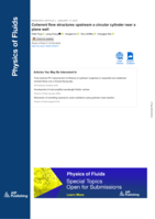 Coherent flow structures upstream a circular cylinder near a plane wall