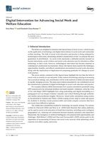 Digital Intervention for Advancing Social Work and Welfare Education