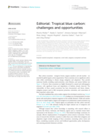 Editorial: Tropical blue carbon: challenges and opportunities