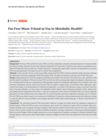 Fat-Free Mass: Friend or Foe to Metabolic Health?