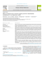 Effects of Xiaoyao San on exercise capacity and liver mitochondrial metabolomics in rat depression model