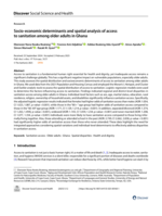 Socio-economic determinants and spatial analysis of access to sanitation among older adults in Ghana