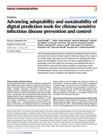 Advancing adoptability and sustainability of digital prediction tools for climate-sensitive infectious disease prevention and control