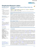 Global fjords as minor sources of nitrous oxide to the atmosphere