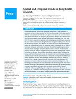 Spatial and temporal trends in dung beetle research