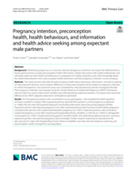Pregnancy intention, preconception health, health behaviours, and information and health advice seeking among expectant male partners