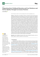 Supporting Early Childhood Education and Care Workforce and Service Quality Through Governance Practices
