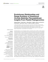 Evolutionary Relationships and Range Evolution of Greenhood Orchids (Subtribe Pterostylidinae): Insights From Plastid Phylogenomics