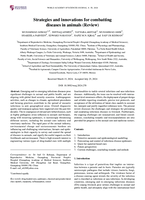 Strategies and innovations for combatting diseases in animals (Review)