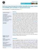 An 8-year long retrospective analysis identifies the major causes of morbidity and mortality in rescued koala joeys